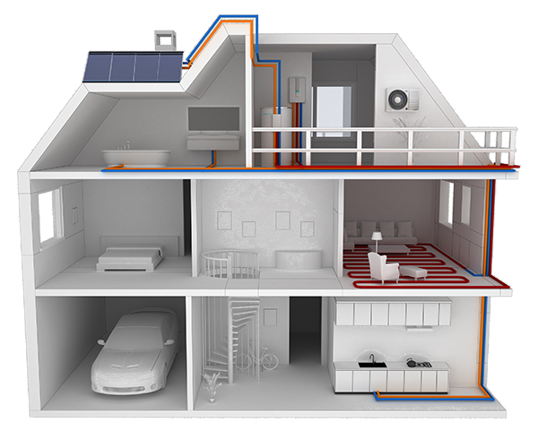 दोहोरो-enamelled-Coil-Solar-Tank-System-स्थापना-आरेख